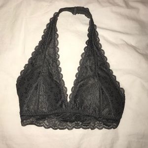 Gilly Hicks Gray Lace Bralette
